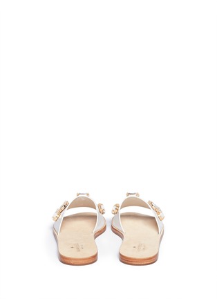 Back View - Click To Enlarge - KATE SPADE - 'Avila' jewel leather sandals