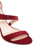 Detail View - Click To Enlarge - GIORGIO ARMANI BEAUTY - Crystal suede sandals
