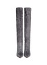 Figure View - Click To Enlarge - GIANVITO ROSSI - Thigh high suede boots