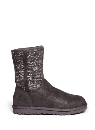 Main View - Click To Enlarge - UGG - 'Lyla' sequin knit sheepskin boots