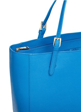 Detail View - Click To Enlarge - TORY BURCH - 'York' buckle saffiano leather tote