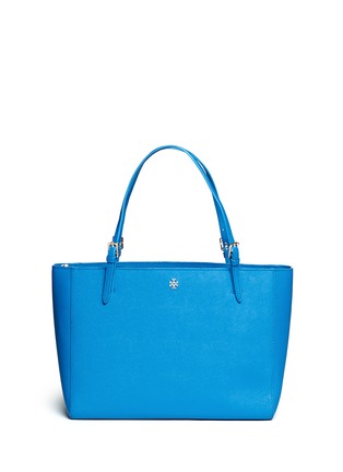 Main View - Click To Enlarge - TORY BURCH - 'York' buckle saffiano leather tote