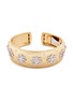 Main View - Click To Enlarge - BUCCELLATI - Diamond floral 18k yellow gold cuff