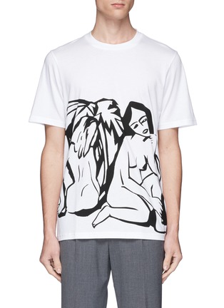 Main View - Click To Enlarge - OAMC - 'Hallucination' graphic print T-shirt