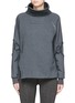 Main View - Click To Enlarge - PARTICLE FEVER - Reflective lace-up cotton sweatshirt
