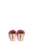 Back View - Click To Enlarge - TORY BURCH - 'Shaw' towelling fringe stripe tweed espadrilles