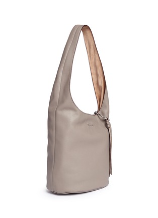 Detail View - Click To Enlarge - ELIZABETH AND JAMES - 'Finley Courier' tassel leather bag