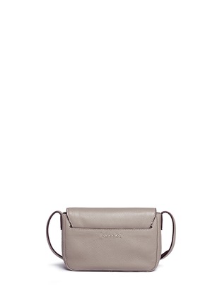 Detail View - Click To Enlarge - ELIZABETH AND JAMES - 'Cynnie' flap front leather crossbody bag