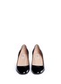 Front View - Click To Enlarge - VALENTINO GARAVANI - 'Tan-Go' patent leather pumps