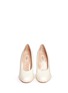 Front View - Click To Enlarge - VALENTINO GARAVANI - 'Soul Rockstud' chunky heel leather pumps