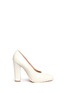 Main View - Click To Enlarge - VALENTINO GARAVANI - 'Soul Rockstud' chunky heel leather pumps