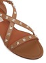 Detail View - Click To Enlarge - VALENTINO GARAVANI - 'Rockstud' cross strap leather sandals