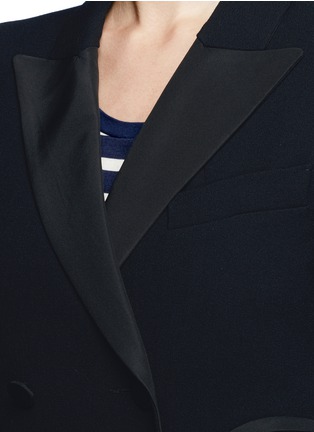 Detail View - Click To Enlarge - BLAZÉ MILANO - 'Spencer Cool & Easy' cropped wool blazer