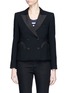 Main View - Click To Enlarge - BLAZÉ MILANO - 'Spencer Cool & Easy' cropped wool blazer