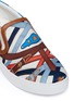 Detail View - Click To Enlarge - SAM EDELMAN - 'Pixie' scarf print sateen skate slip-ons