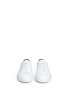 Front View - Click To Enlarge - COMMON PROJECTS - 'Original Achilles' contrast counter leather sneakers