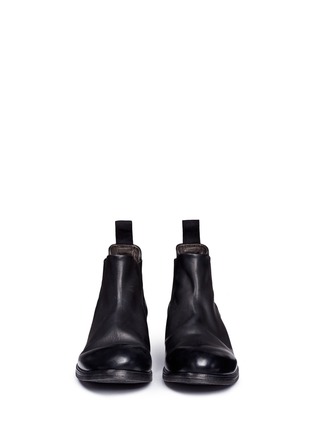 Front View - Click To Enlarge - MARSÈLL - 'Zucca' leather Chelsea boots