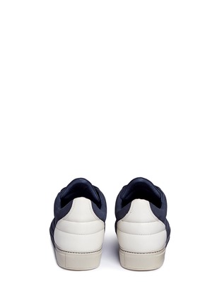 Back View - Click To Enlarge - FILLING PIECES - 'Low Top' colourblock suede sneakers