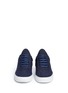Front View - Click To Enlarge - FILLING PIECES - 'Low Top' nubuck leather trim quilted wool sneakers
