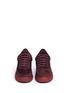 Front View - Click To Enlarge - FILLING PIECES - 'Low Top' colourblock suede sneakers