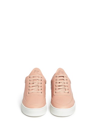Front View - Click To Enlarge - FILLING PIECES - 'Cleo' leather low top sneakers