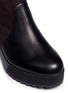 Detail View - Click To Enlarge - ATELJÉ 71 - 'Alva' neoprene panel calfskin leather platform boots