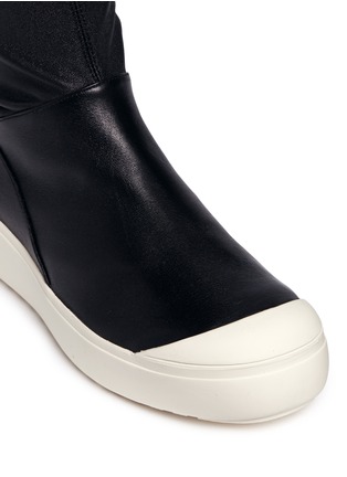 Detail View - Click To Enlarge - ATELJÉ 71 - 'Embla' stretch suede sneaker boots