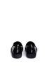 Back View - Click To Enlarge - ATELJÉ 71 - 'Idun' crinkled patent leather sneaker loafers