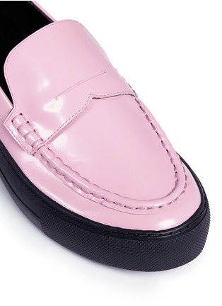 Detail View - Click To Enlarge - ATELJÉ 71 - 'Idun' patent box calf sneaker loafers