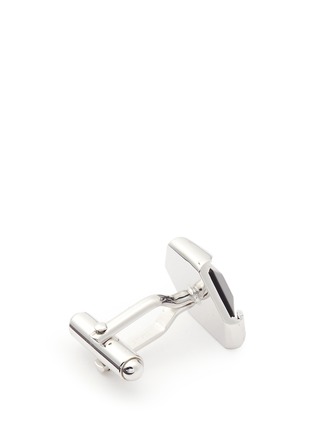 Detail View - Click To Enlarge - LANVIN - Onyx stone cufflinks