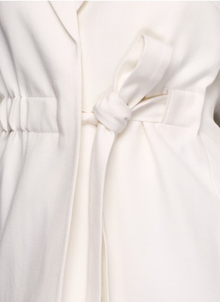 Detail View - Click To Enlarge - FFIXXED STUDIOS - Tie waist wool blazer