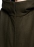 Detail View - Click To Enlarge - FFIXXED STUDIOS - 'Open Space' high side split hooded coat