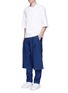 Figure View - Click To Enlarge - FFIXXED STUDIOS - Cotton-tencel unisex culottes