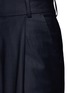 Detail View - Click To Enlarge - FFIXXED STUDIOS - Pleated wide leg wool blend trousers