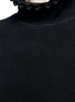 Detail View - Click To Enlarge - SHUSHU/TONG - Ruffle trim turtleneck sweater