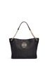 Main View - Click To Enlarge - TORY BURCH - 'Britten' small pebbled leather chain tote