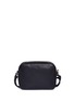 Back View - Click To Enlarge - TORY BURCH - 'Thea' pebbled leather crossbody tassel bag