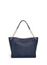 Back View - Click To Enlarge - TORY BURCH - 'Britten' small pebbled leather chain tote