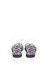 Back View - Click To Enlarge - TORY BURCH - 'Thin' flamestitch print flip flops