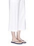 Figure View - Click To Enlarge - TORY BURCH - 'Thin' flamestitch print flip flops