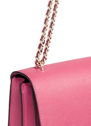 Detail View - Click To Enlarge - TORY BURCH - 'Robinson' convertible saffiano leather chain bag