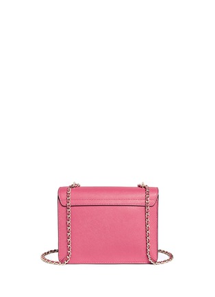 Back View - Click To Enlarge - TORY BURCH - 'Robinson' convertible saffiano leather chain bag