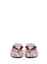 Front View - Click To Enlarge - TORY BURCH - 'Thandie' print wedge flip flops