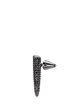 Detail View - Click To Enlarge - EDDIE BORGO - Crystal pavé spike drop earrings