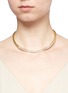 Figure View - Click To Enlarge - KENNETH JAY LANE - Glass crystal collar necklace