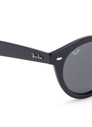 Detail View - Click To Enlarge - RAY-BAN - 'RB4261' round acetate sunglasses