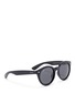 Figure View - Click To Enlarge - RAY-BAN - 'RB4261' round acetate sunglasses