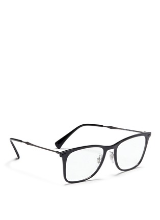 Figure View - Click To Enlarge - RAY-BAN - 'RX7086 Light Ray' titanium acetate optical glasses
