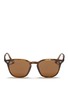 Main View - Click To Enlarge - RAY-BAN - RB4258' tortoiseshell acetate square sunglasses