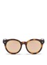 Main View - Click To Enlarge - RAY-BAN - 'RB4261' tortoiseshell acetate mirror sunglasses